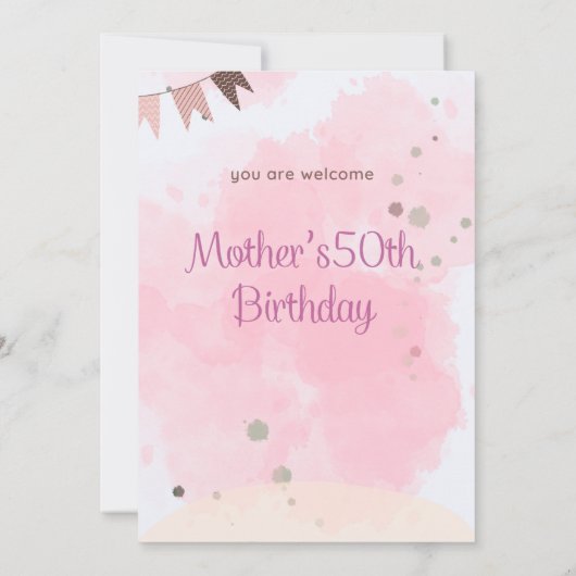 verjaardagskaart kaart (Achterkant)