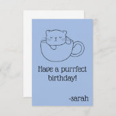 Verjaardagskaart Kaart (Voorkant / Achterkant)