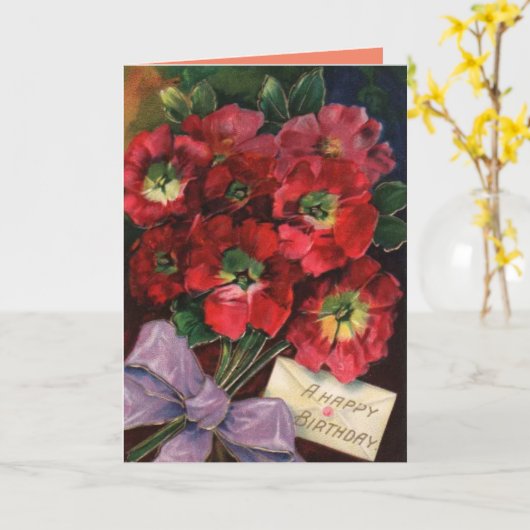  verjaardagskaart kaart (Gele Bloem)