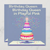 VERJAARDAGSKAART KAART (Voorkant / Achterkant)