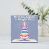 VERJAARDAGSKAART KAART (Staand voorkant)