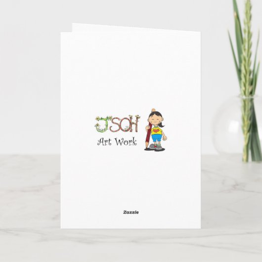 Verjaardagskaart Kaart (Achterkant)