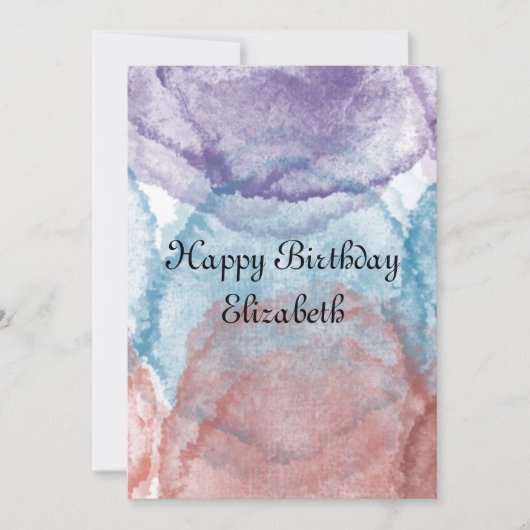 verjaardagskaart kaart (Voorkant)