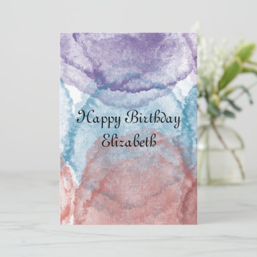 verjaardagskaart kaart (Staand voorkant)