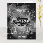 VERJAARDAGSKAART KAART (Gele Bloem)