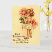  verjaardagskaart kaart (Gele Bloem)