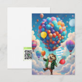 Verjaardagskaart Kaart (Voorkant / Achterkant)