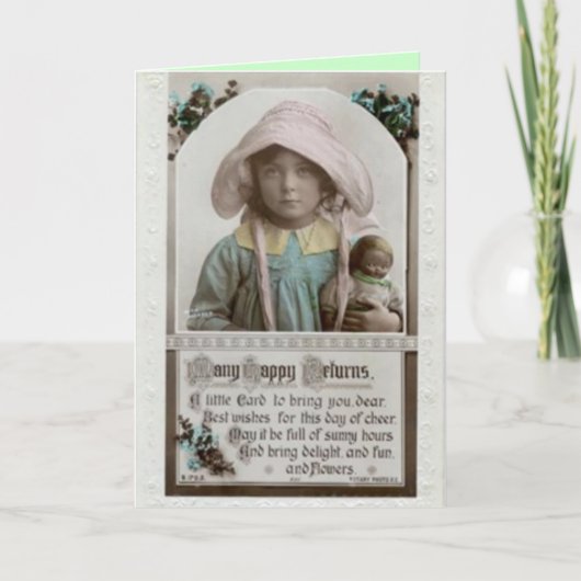  verjaardagskaart kaart (Voorkant)