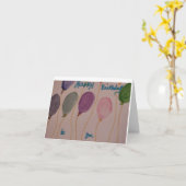 verjaardagskaart kaart (Gele Bloem)