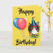 Verjaardagskaart! Kaart (Gele Bloem)