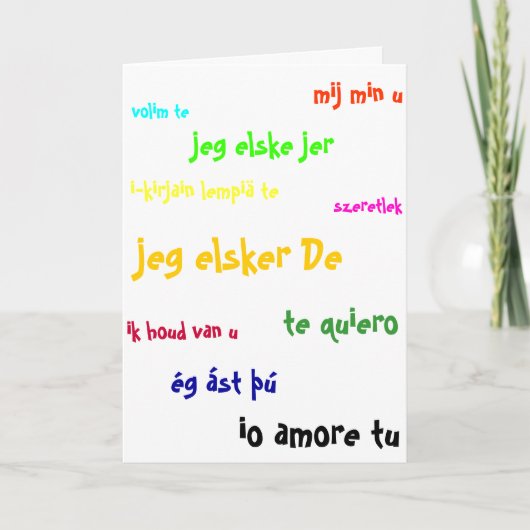 verjaardagskaart kaart (Voorkant)