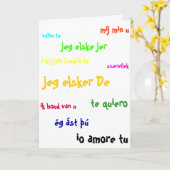 verjaardagskaart kaart (Gele Bloem)