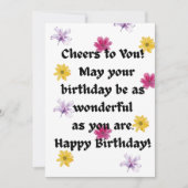 Verjaardagskaart Kaart (Voorkant)