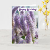 Verjaardagskaart Kaart (Gele Bloem)