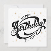 Verjaardagskaart Kaart (Voorkant)