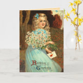  verjaardagskaart kaart (Gele Bloem)