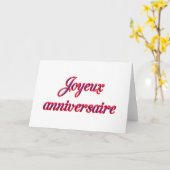 Verjaardagskaart Kaart (Gele Bloem)