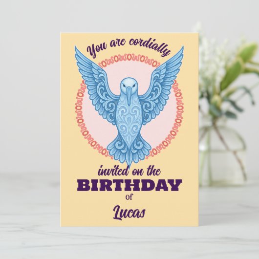 verjaardagskaart kaart (Staand voorkant)