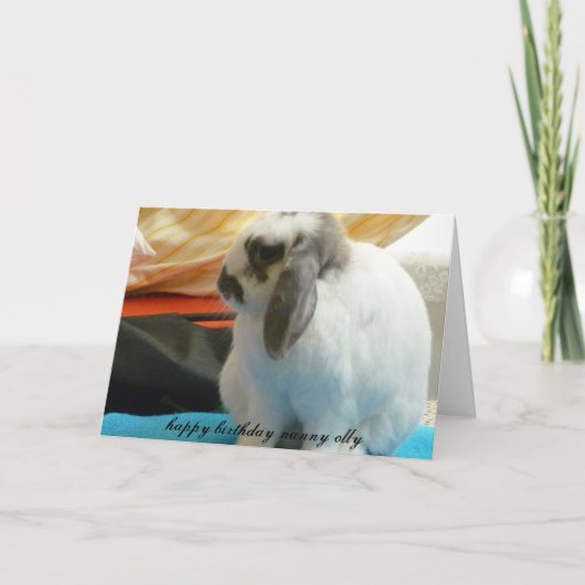 verjaardagskaart kaart (Voorkant)