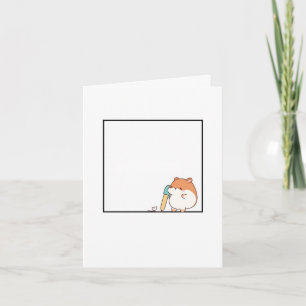 Verjaardagskaart, knuffel hamster verjaardagskaart kaart