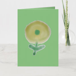 VERJAARDAGSKAART KUNST EN ONTWERP FOLIE WENSKAART