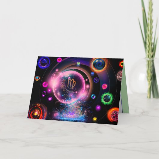 Verjaardagskaart Maagd (Voorkant)