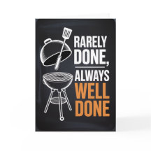 Verjaardagskaart 'Master of the Grill' voor mannen