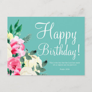 Verjaardagskaart met Bijbelvers Briefkaart