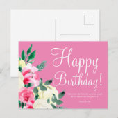 Verjaardagskaart met Bijbelvers Briefkaart (Voorkant / Achterkant)