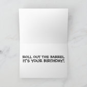 VERJAARDAGSKAART MET BOURBONVAT KAART (Binnen)