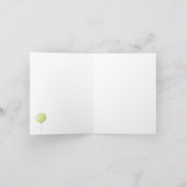 Verjaardagskaart met Budgie-vouw Vriendelijke Beda Bedankkaart (Binnen)