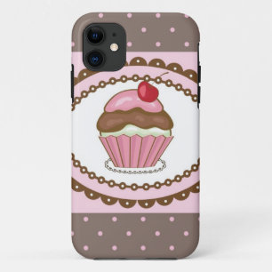 Verjaardagskaart met cupcake iPhone 11 hoesje