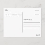 Verjaardagskaart met cute varken briefkaart (Achterkant)