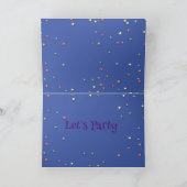 Verjaardagskaart met dinosauriërs en basset hound kaart (Binnen)