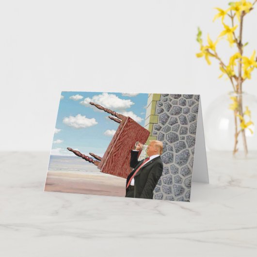 Verjaardagskaart met drinkprobleem kaart (Gele Bloem)