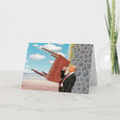 Verjaardagskaart met drinkprobleem kaart (Voorkant)