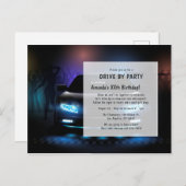 Verjaardagskaart met Drive-by verjaardagsfeest 's Briefkaart (Voorkant / Achterkant)