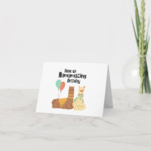 Verjaardagskaart met een Llam-a-chtige verjaardag,