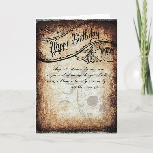 Verjaardagskaart met een vleugje Poe Kaart (Voorkant)