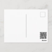 Verjaardagskaart met Eland en Wilde Bloemen Briefkaart (Achterkant)