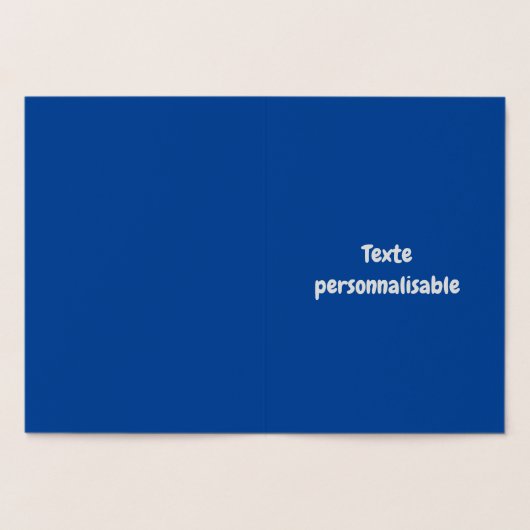 Verjaardagskaart met folie folie kaarten (Binnen)