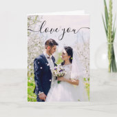 Verjaardagskaart Met Foto 'Ik Hou Van Jou' Kaart (Voorkant)