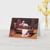 Verjaardagskaart met graf fout kaart (Gele Bloem)