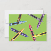 Verjaardagskaart met groene foto en dank je wel vo bedankkaart (Achterkant)