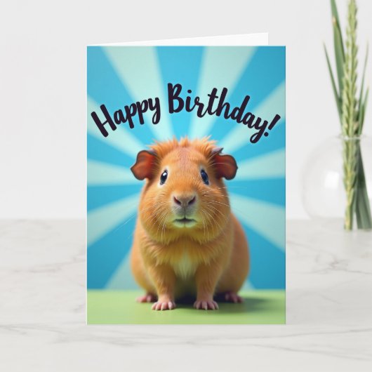 Verjaardagskaart met heldere blik kaart (Voorkant)