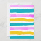 Verjaardagskaart met honden thema voor kinderfeest bedankkaart (Achterkant)