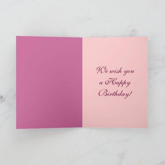 Verjaardagskaart met Japanse poppen en kersenbloes Kaart (Binnen)