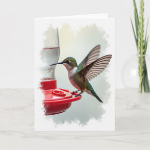 Verjaardagskaart met juweel van een vogel kaart