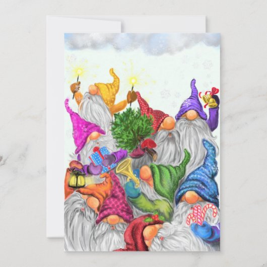 Verjaardagskaart met Kabouter Feestje  (Achterkant)