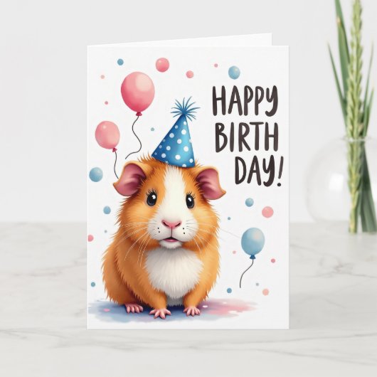 Verjaardagskaart met knuffeldier kaart (Voorkant)